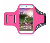 Купить - чехол для смартфона  Чехол на руку Deexe Ultrathin Armband Case (размер: L) - Rose