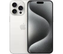 Купить - смартфон и мобильный телефон  Смартфон Apple iPhone 15 Pro Max 512GB eSIM White Titanium (MU6C3)