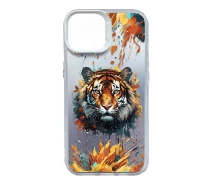 Купить - чехол для смартфона  TPU+PC чехол TakiTaki Magic glow на Apple iPhone 12 Pro / 12 (6.1") (Tiger / White) 1677547