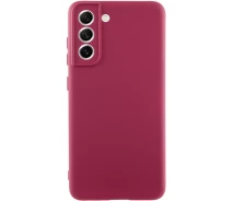 Купить - чехол для смартфона  Чехол TPU GETMAN Liquid Silk Full Camera на Samsung Galaxy S21 (Бордовой/Marsala) 1914295