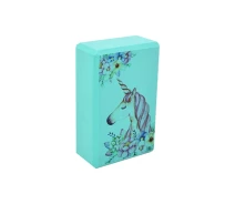 Купить - блок для йоги  Блок для йоги "Единорог" MS 0858-14(Turquoise) EVA 23 х 15 х 7,5 см | MS 0858-14(Turquoise)