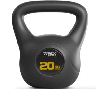 Купить - гирю  Гиря виниловая 20кг Trex Sport TX-020CKB черный