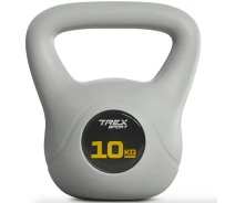 Купить - гирю  Гиря виниловая 10кг Trex Sport TX-010CKB серый