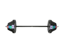 Купить - штангу  Регулируемая штанга с композитными дисками 42 кг One Fitness GSPO40 (17-57-027)