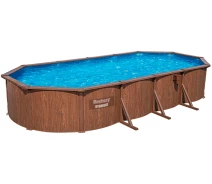 Купить - бассейн  Сборный бассейн Bestway Hydrium 561CW (732х366х132 см) с песчаным фильтром, стремянкой и тентом (37846)