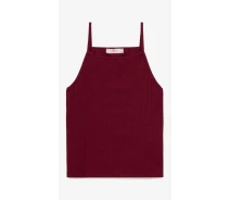 Купить - женскую майку  Майка однотонная женская On me 25095 XL Бордовый