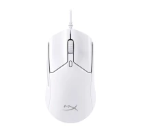 Купить - мышку для ноутбука  Мышка проводная игровая HyperX Pulsefire Haste 2 26000dpi RGB 8000 Гц с тефлоновыми глайдами White (6N0A8AA)