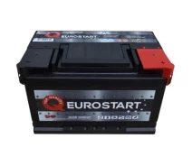 Купить - автомобильный аккумулятор  Аккумулятор автомобильный EUROSTART 74A (574014070)
