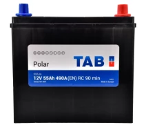 Купить - автомобильный аккумулятор  Аккумулятор автомобильный TAB 55 Ah/12V Polar S Euro Japan (246 855)