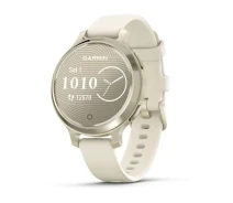 Купить - смарт-часы  Смарт-часы Garmin Lily 2 Active Lunar Gold with Bone Silicone Band (010-02891-00)
