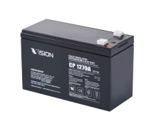 Купить - аккумулятор для ИБП и инверторов  Аккумуляторная батарея Vision CP 12V 7.0Ah AGM для систем бесперебойного питания (CP1270A)