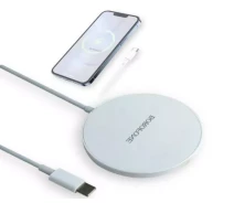 Купить - зарядное устройство для телефона и планшета  Беспроводное магнитное быстрое зарядное устройство Borofone BQ17 Белый (BQ17_308)