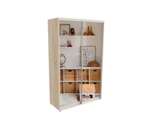 Купить - шкаф  Шкаф-купе Prime 150х60х240 см Сонома двухдверный Зеркало (114058)