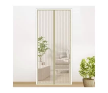 Купить - москитную сетку  Антимоскитная штора на дверь сетка на магнитах москитная UKC Magic Mesh 200х100см бежевая