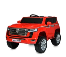 Купить - детский электро и веломобиль  Электромобиль джип Toyota Land Cruiser M 6146EBLR-3 красный