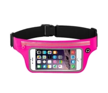 Купить - чехол для смартфона  Спортивный чехол на пояс Deexe Workout Belt (размер: L) - Rose
