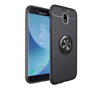 Купить - чехол для смартфона  Чехол TPU Ring для Samsung Galaxy J3 2017 / J330 бампер с кольцом Black