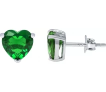 Купить - серебряную серьгу  Серьги из серебра с куб. циркониями (147234)