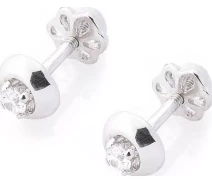 Купить - серебряную серьгу  Серьги из серебра с куб. циркониями (1663207)