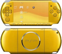 Купить - игровую консоль  Портативная игровая консоль Sony PSP 3000 Gold (Золотая) (Восстановленная) + карта пямяти 64 Gb