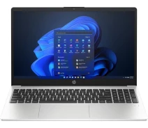 Купить - ноутбук  Ноутбук HP 250-G10 15.6" FHD IPS AG Intel i3-1315U 8GB SSD 512GB UMA DOS серебристый (AL0C0AT)