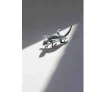 Купить - брошь  Серебряная брошь Ящерица (9506)