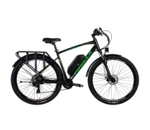 Купить - электровелосипеды  Электровелосипед Formula 28&quot; eCURSOR MAN DD рама-20&quot; 48B 12,5А*г 500Вт черно-зеленый 2025 (ELB-FR-28-020) (910762-01)