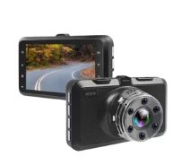 Купить - автомобильный видеорегистратор  Видеорегистратор FullHD со светодиодной лампой, индикацией (3” LCD экран 1920x1080, цветная камера CMOS) с двумя камерами и ИК-подсветкой XPRO DRIVE XT696 (T696_520)