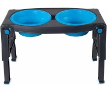 Купить - миску и контейнер для собак  Двойная миска на складной регулируемой подставке для собак Dexas Pet Feeder (Дексас Пет Фидер) (PW1204322194)