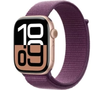 Купить - смарт-часы  Смарт-часы Apple Watch Series 10 GPS + Cellular 46mm Rose Gold Aluminum Case with Plum Sport Loop (MWY83) EU "Seller Refurbished"