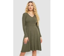 Купить - повседневное платье  Платье с оборкой AGER XS-S Хаки 230R0113 (117529_837152) (67cab8943def7d67fb1b4243)