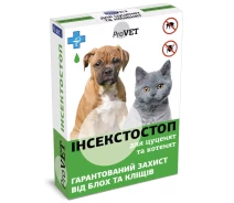 Купить - противопаразитарное средство для собаки  ТМ Природа Капли от блох и клещей ТМ Природа ProVET Инсектостоп 6 пипеток по 0.5 на холку для котят и щенков