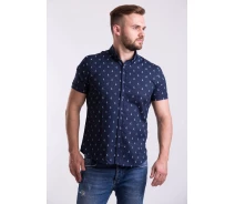 Купить -  Рубашка Trend Collection TG0007 Темно-синий + кораблики S Темно-синий