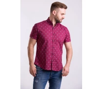 Купить -  Рубашка Trend Collection TG0007 Бордо + кораблики S Бордо
