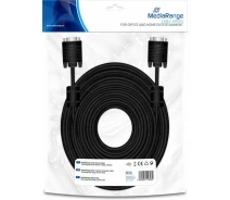 Купить - адаптер и кабель  Кабель мультимедийный VGA 25.0m Mediarange (MRCS126)