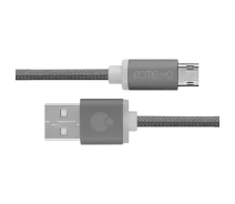 Купить - адаптер и кабель  Кабель COTEetCI M23 micro-usb 1.2м, серый