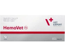 Купить - витамину и витаминную добавку для собаки  Легкоусвояемое гемовое железо для собак VetExpert HemoVet 60 таблеток (5902768346282) (634c0b9fbc93e834036631b2)