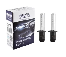 Купить - ксенон  Ксенонова лампа Brevia H1 6000K, 85V, 35W P14.5s KET, 2шт (12160)