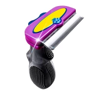 Купить - инструмент для груминга  Фурминатор для котов расческа от шерсти для домашних животных щетка для вычесывание шерсти пуходерка Furminator Purple (334575)