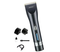 Купить - инструмент для груминга  Машинка для стрижки животных шерсти собак кошек котов грумер профессиональная беспроводная портативная на аккумуляторе Andowl Q-T180X1 триммер набор с насадками и регулировкой длины 0.8-12 мм для груминга домашних животных с густой шерстью