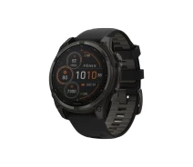 Купить - смарт-часы  Спортивные часы Garmin Fenix ​​8 51mm Solar Sapphire Carbon Gray DLC Titanium w. Black/Pebble Gray S. Band (010-02907-10/11) (22527)