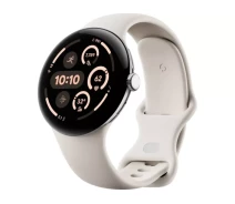 Купить - смарт-часы  Смарт-часы Google Pixel Watch 3 45 mm Wi-Fi Polished Silver Aluminum Case/Porcelain Active Band