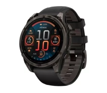 Купить - смарт-часы  Спортивный часы Garmin Fenix 8 47mm AMOLED Sapphire Carbon Gray DLC Titanium w. Black/Pebble Gray S. Band (010-02904-20/21)