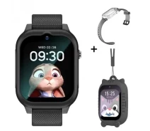 Купить - смарт-часы  Смарт часы детские A1 с видеозвонком HD-камерой и GPS 2 сменных корпуса в комплекте Черный (KW2-A1-Black) (661d5ca0678372493e26a3f2)