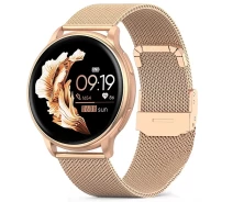 Купить - смарт-часы  Смарт-часы женские UWatch Melisia Gold 2 ремешка Золотой (2967)