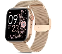 Купить - смарт-часы  Смарт-часы женские UWatch Sensation Gold 2 ремешок Золотой (3180)