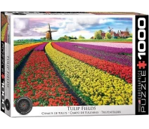 Купить - пазл  Пазл Eurographics Поле тюльпанов в Нидерландах, 1000 частей (6000-5326)