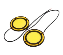 Купить - дневные ходовые огни  Дневные ходовые огни COB-130 12В с функцией поворота белый/желтый