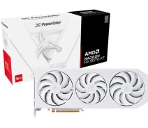 Купить - видеокарту  Видеокарта AMD Radeon RX 9070 XT 16GB PowerColor Hellhound Spectral White (RX9070XT 16G-L/OC/WHITE) (NF00057236)