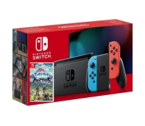 Купить - игровую консоль  Nintendo Switch Neon Blue-Red (Обновленная версия) +Игра Pokemon Arceus (английская версия)